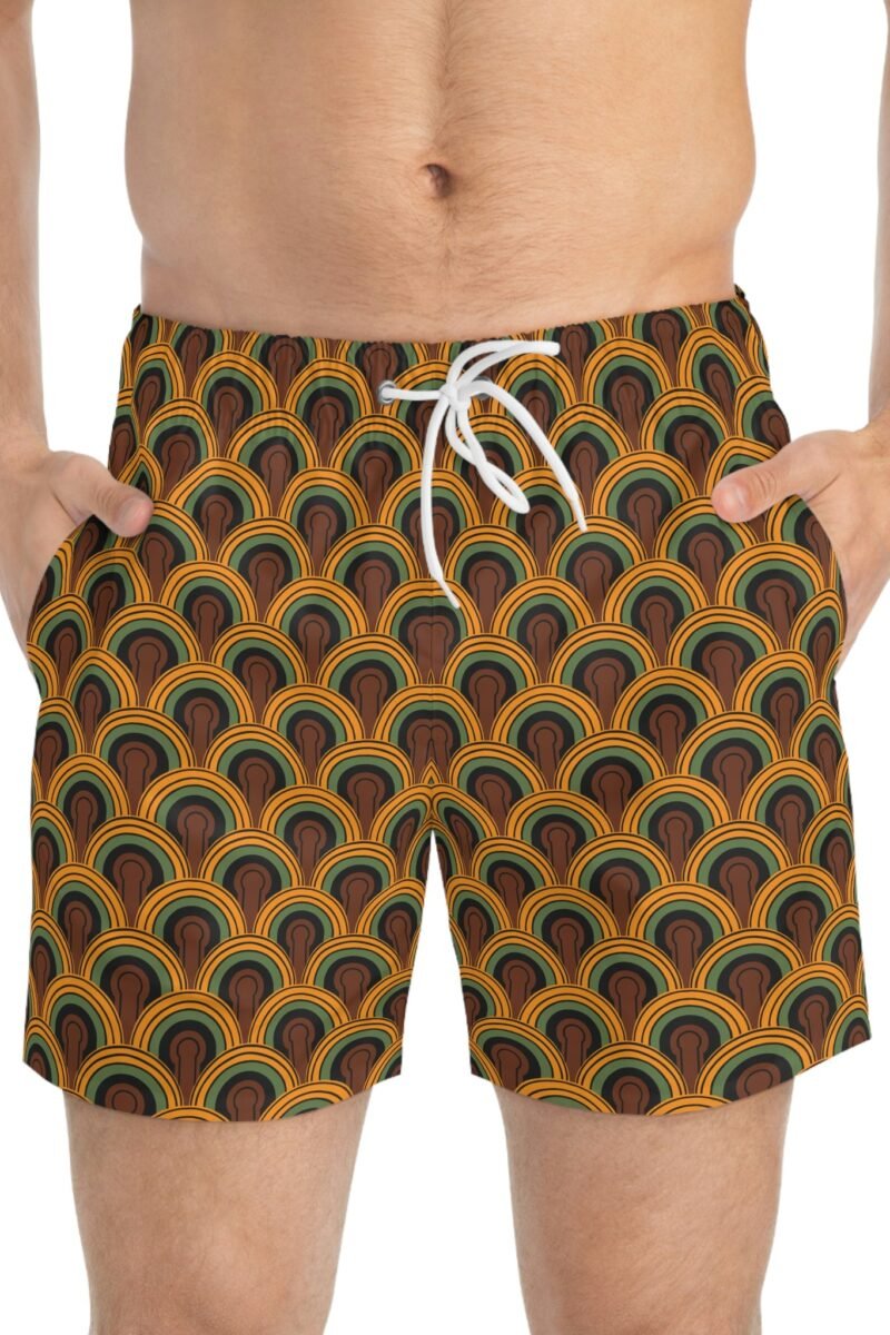 1970’s Vintage Room 237 Print Men’s Swim Trunks