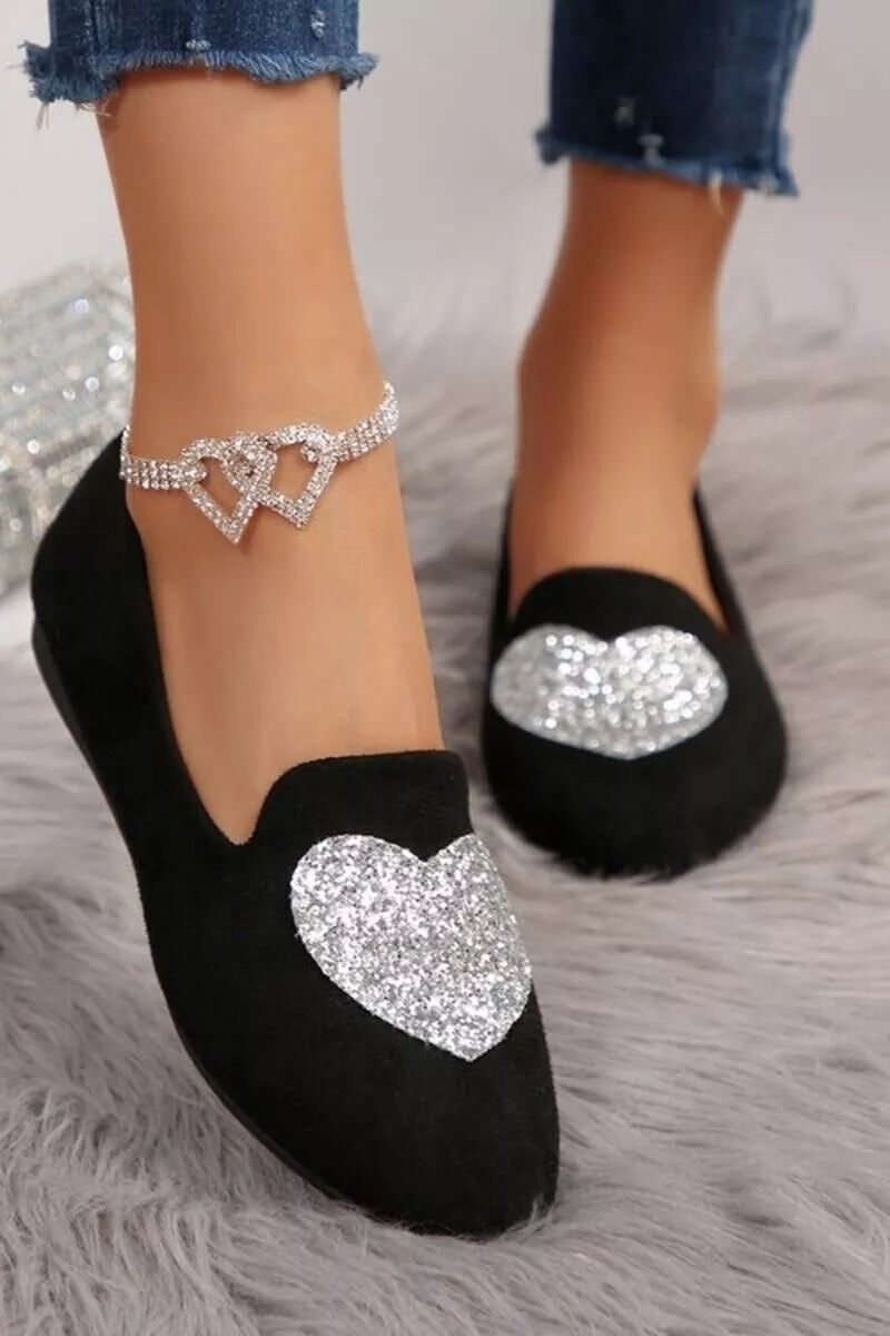My Heart Be’dazzled Slip-On Loafer Flats